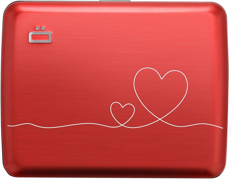 ÖGON -DESIGNS- Aluminum wallet, Large capacity with metal lock, RFID Protection against fraud and demagnetization, Smart Case OSLO Large model - Image 1